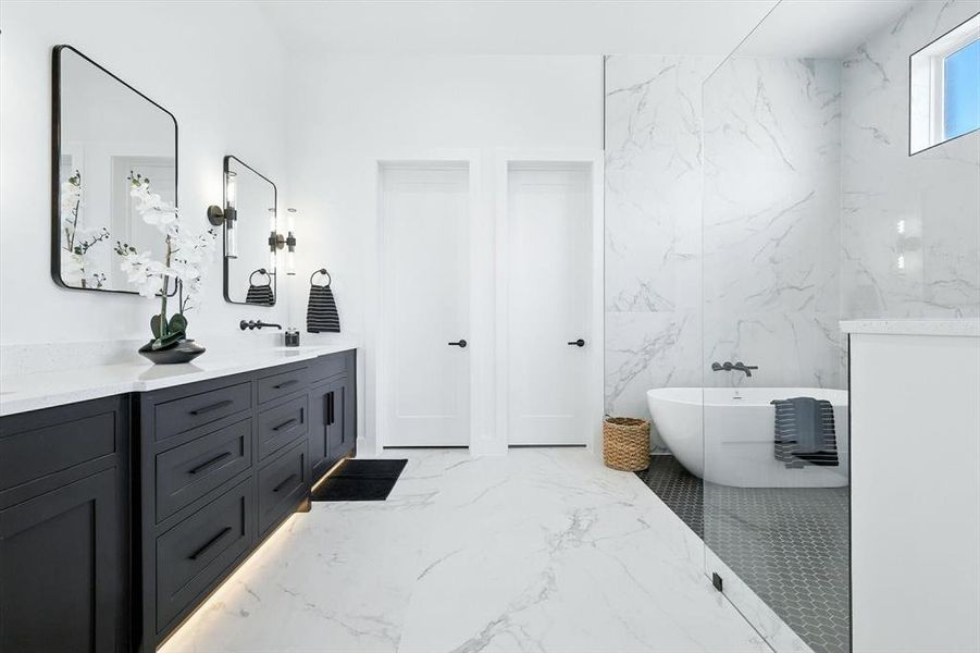 Furnished interior view inside a new home in , Roanoke (Image 8).