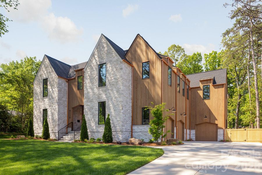 Front exterior of a new home in , Charlotte, NC, highlighting curb appeal (Image 2).