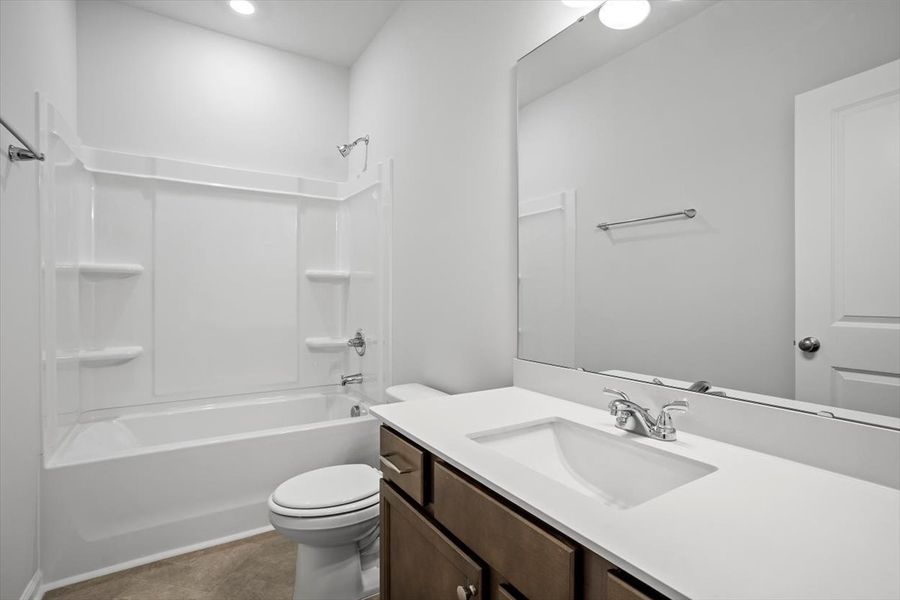 Furnished interior view inside a new home in Renaissance at White Oak, Garner (Image 14).