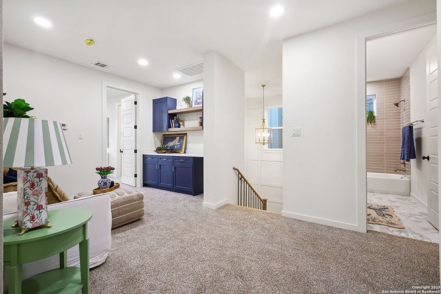 Furnished interior view inside a new home in , San Antonio (Image 7).