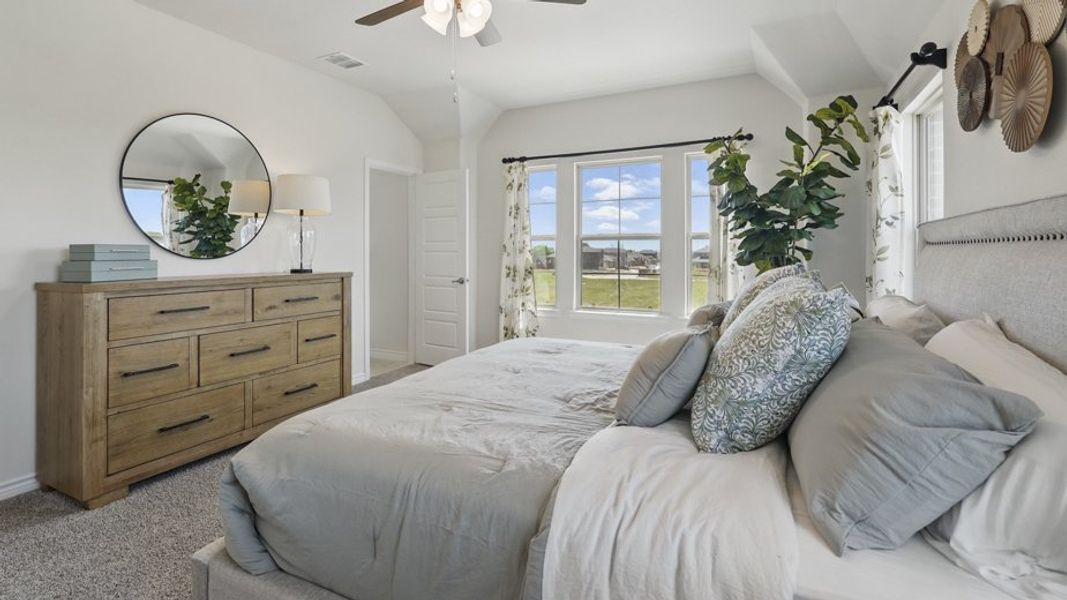 Furnished interior view inside a new home in Liberty Crossing, Royse City (Image 16).