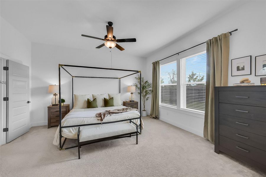 Furnished interior view inside a new home in , Cypress (Image 16).