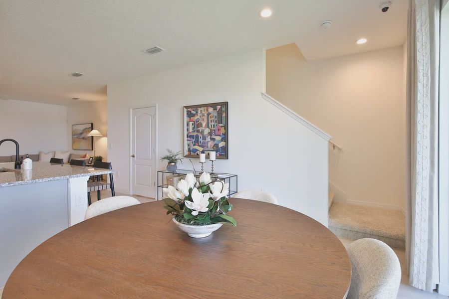 Representative furnished interior of a home built from the Morgan by Neal Communities in SkySail, Naples (Image 17).