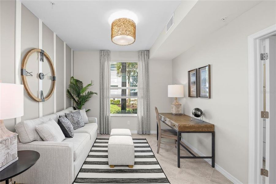Furnished interior view inside a new home in Calusa Country Club, Lakewood Ranch (Image 20).