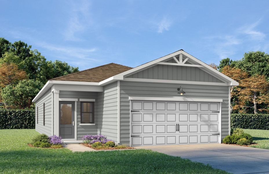 Front exterior of a home in the Greene Farms community, located in Cartersville, GA (Image 4).