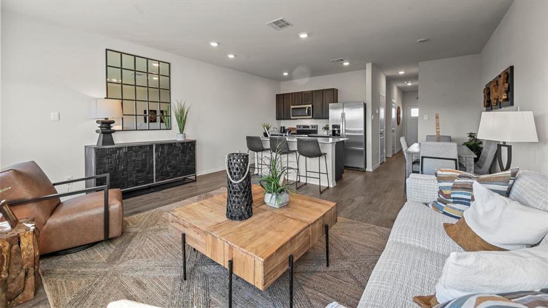 Furnished interior view inside a new home in Arbor Trails North, Princeton (Image 27).