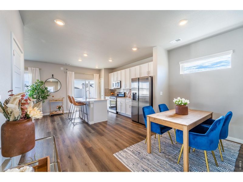 Furnished interior view inside a new home in Liberty Draw, Evans (Image 10).