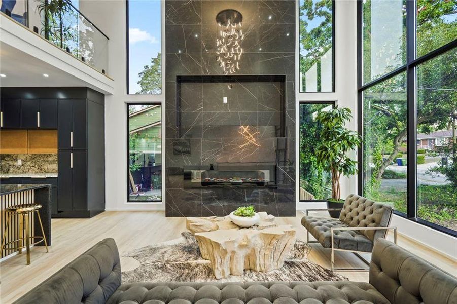 Exterior details and patio area of a home in , Atlanta (Image 28).