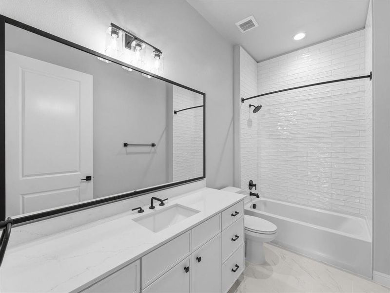 Furnished interior view inside a new home in , Alvord (Image 10).