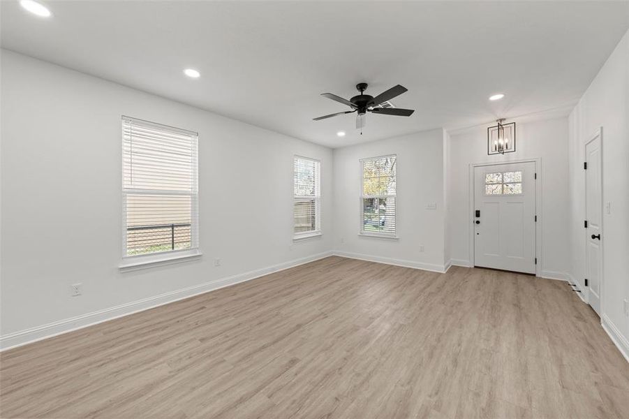 Spacious, unfurnished interior of a new home in , Waco (Image 15).