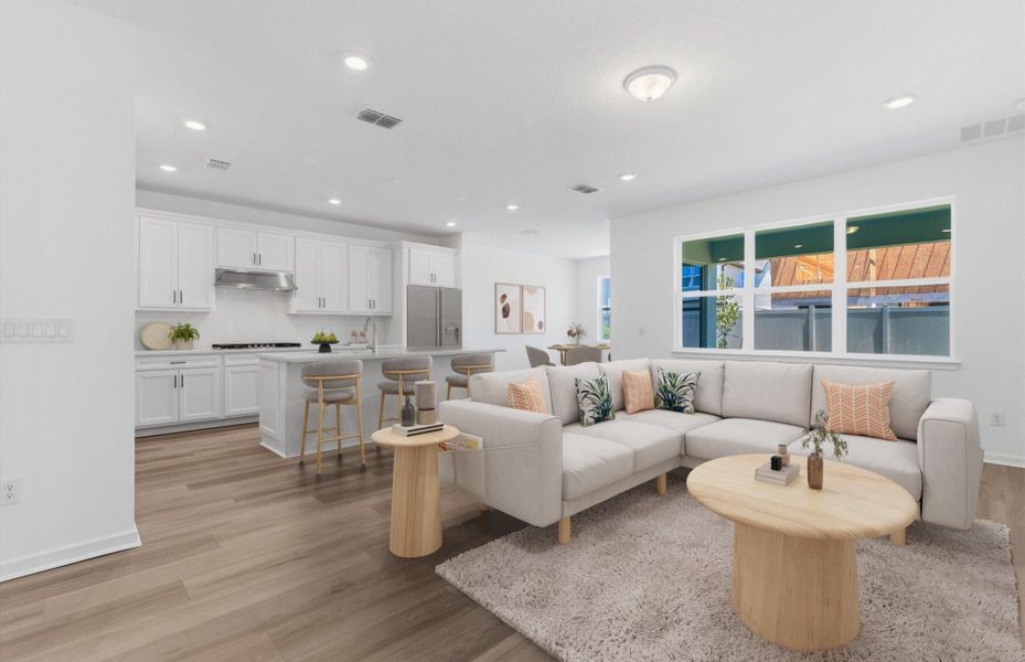 Furnished interior view inside a new home in Vida's Way, Wesley Chapel (Image 6).