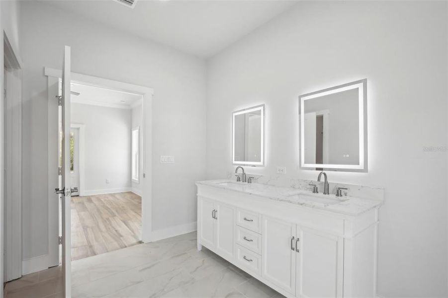 Furnished interior view inside a new home in , Sun City Center (Image 12).