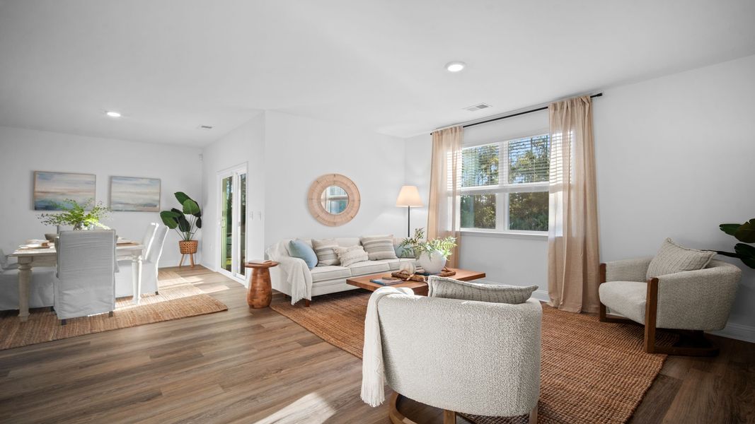 Representative furnished interior of a home built from the Cali by D.R. Horton in The Lakes at North Glynn, Brunswick (Image 13).