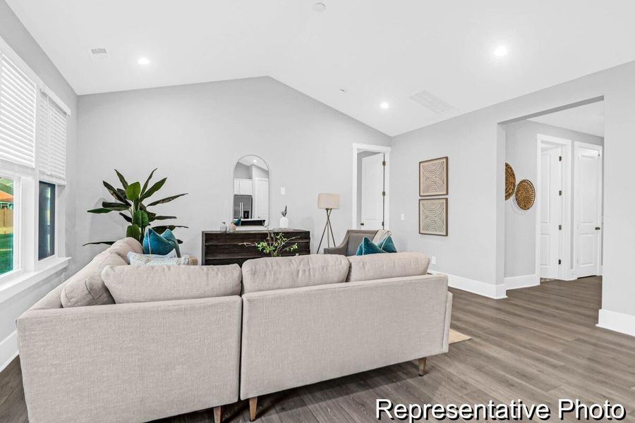 Furnished interior view inside a new home in , Ravenel (Image 10).