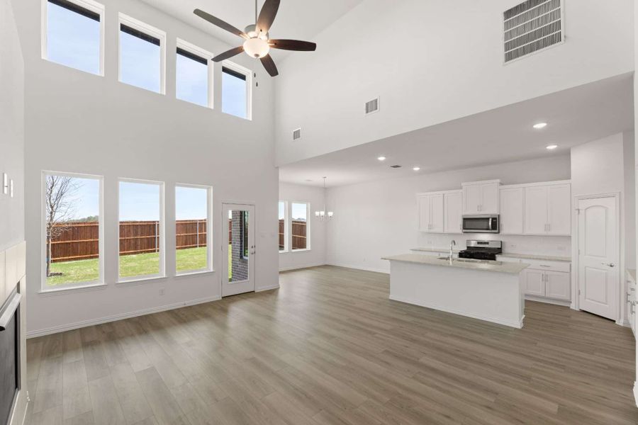 Representative furnished interior of a home built from the Walton by UnionMain Homes in Elevon, Lavon (Image 4). Representative furnished interior of a home built from the Walton by UnionMain Homes in Elevon, Lavon (Image 4).