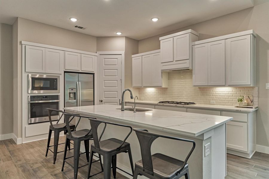 Furnished interior view inside a new home in Woodforest 50′, Montgomery (Image 30).