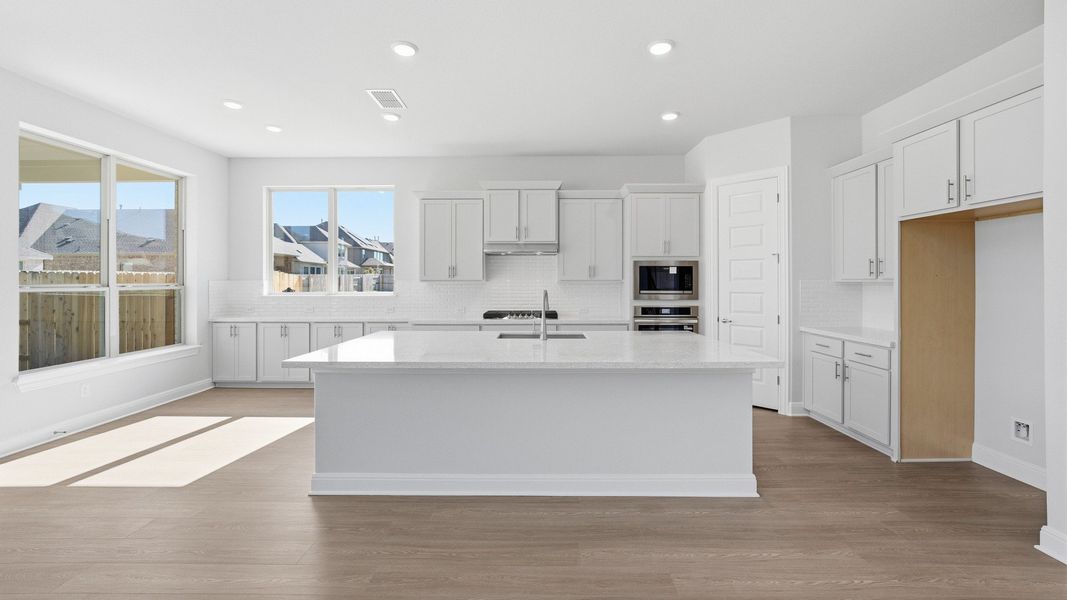 Furnished interior view inside a new home in Hawkes Landing, Leander (Image 16).