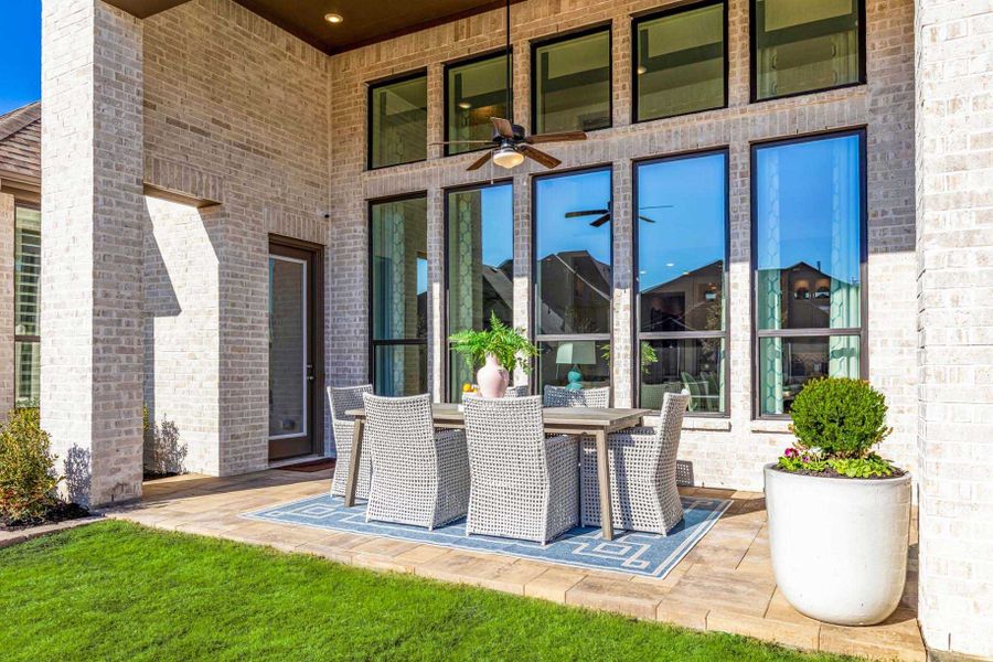 Representative Patio - some options shown Representative Patio - some options shown