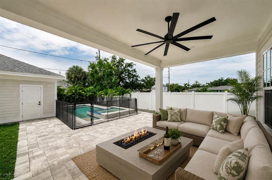 Exterior details and patio area of a home in , St. Petersburg (Image 29). Exterior details and patio area of a home in , St. Petersburg (Image 29).