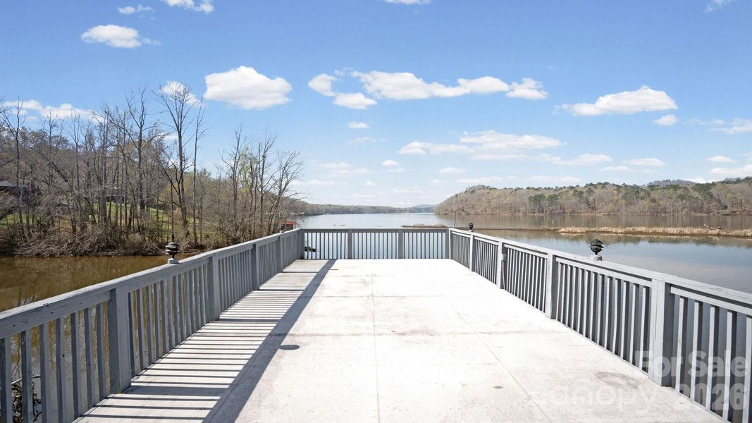 Deck Area Over The Boat House
