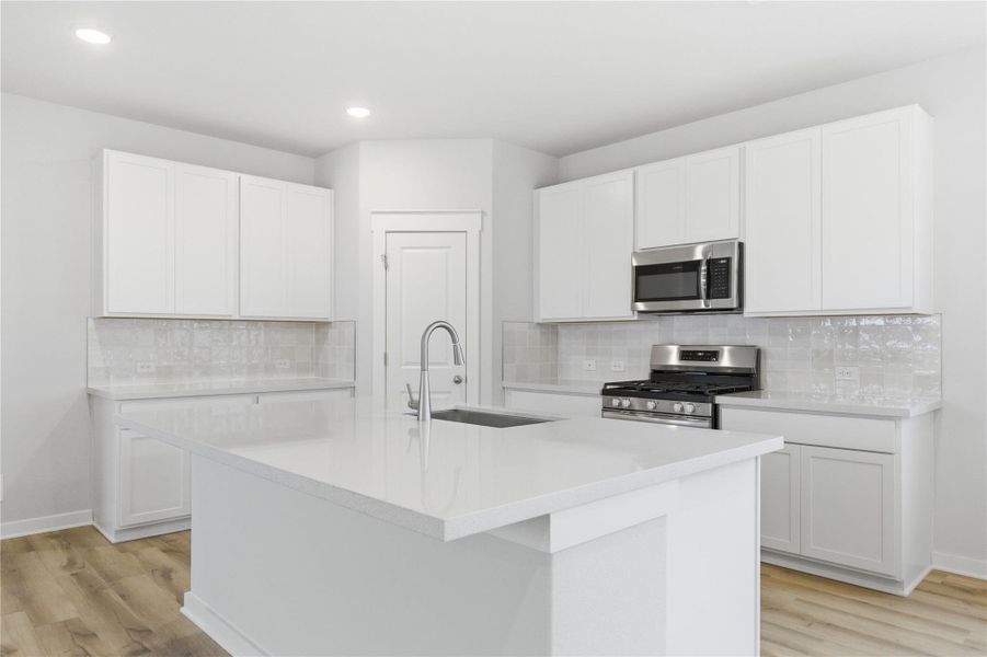 Furnished interior view inside a new home in Infinity Square, Kyle (Image 12).