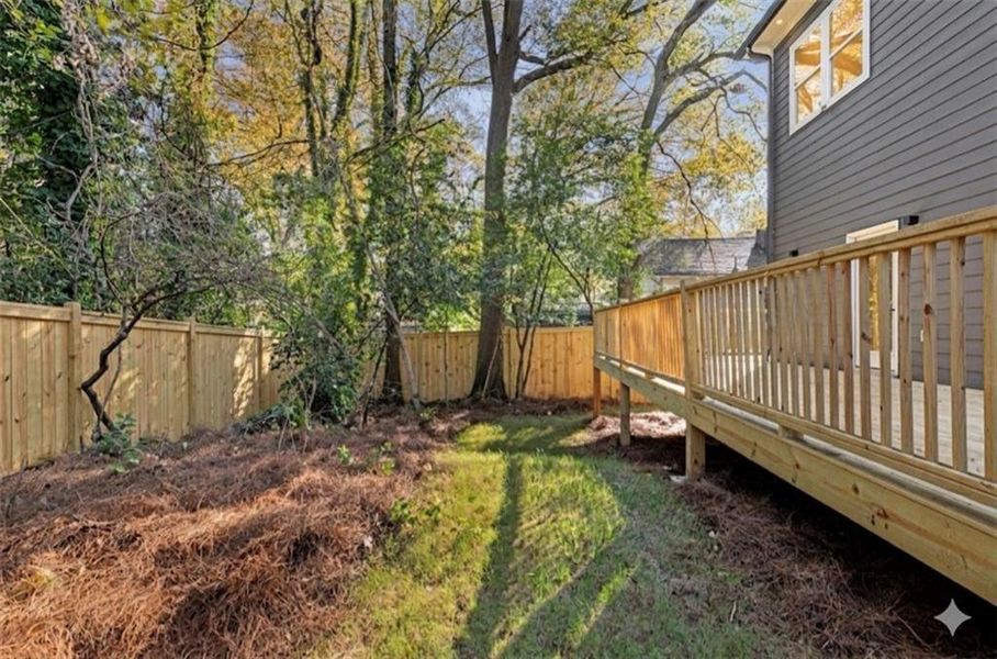 Exterior details and patio area of a home in , Atlanta (Image 4).