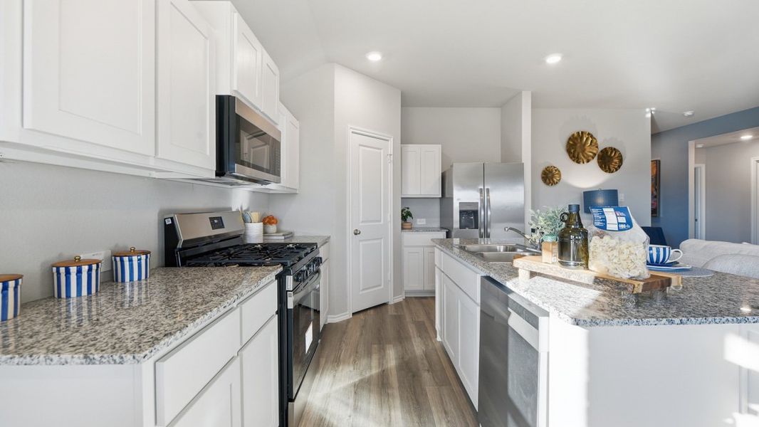 Furnished interior view inside a new home in Hickory Grove, Krum (Image 7).