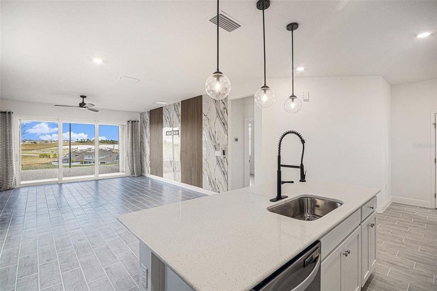 Furnished interior view inside a new home in Hills of Minneola, Minneola (Image 7).