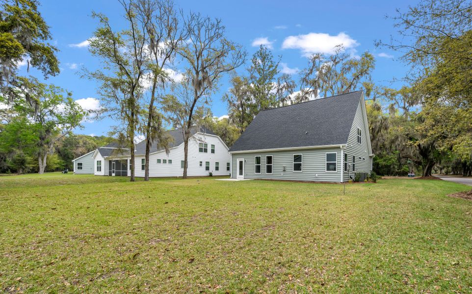 Exterior details and patio area of a home in Academy Park, Beaufort (Image 29).