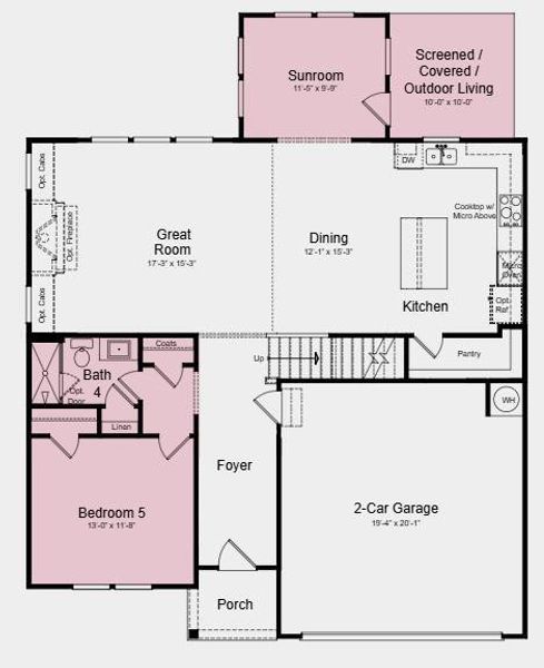 2D floor plan layout of this home in Stratford Hills, Ball Ground, GA (Image 2). 2D floor plan layout of this home in Stratford Hills, Ball Ground, GA (Image 2).