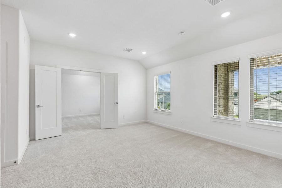 Game Room in the Claret home plan by Trophy Signature Homes – REPRESENTATIVE PHOTO