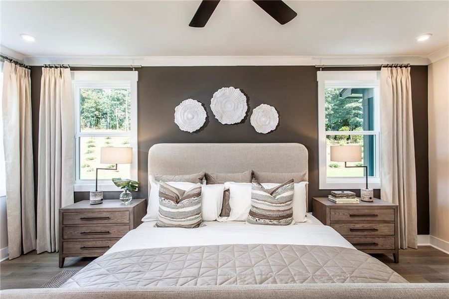 Furnished interior view inside a new home in Wisteria at GreenHouse, Marietta (Image 4).