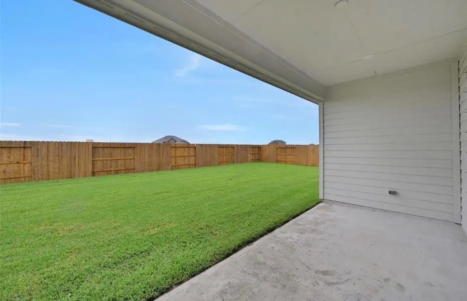 Exterior details and patio area of a home in , Texas City (Image 2). Exterior details and patio area of a home in , Texas City (Image 2).