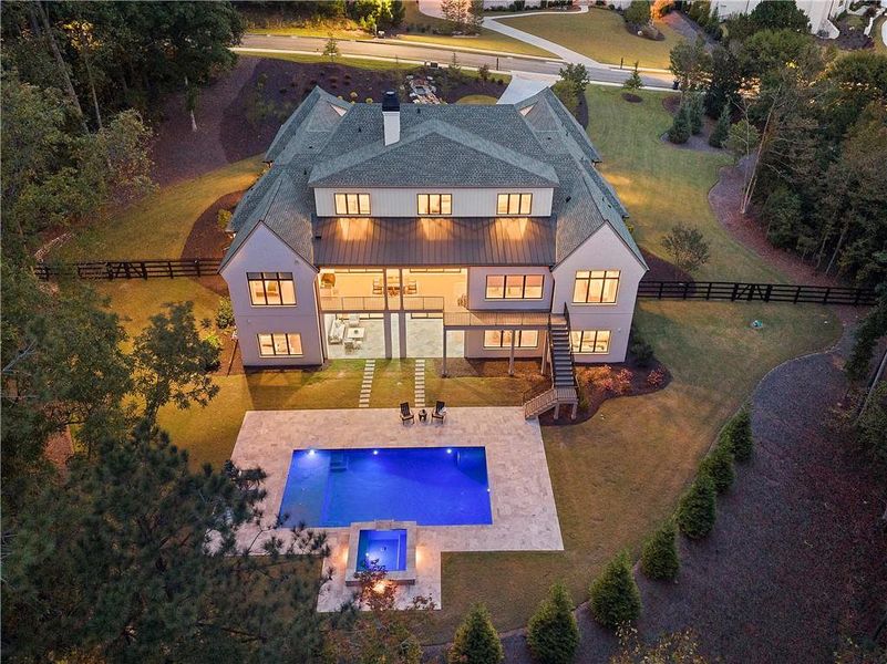 Exterior details and patio area of a home in , Alpharetta (Image 26).