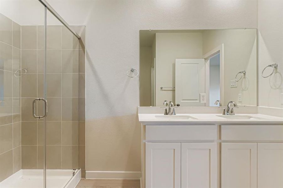 Furnished interior view inside a new home in MiraVerde, Crowley (Image 9).