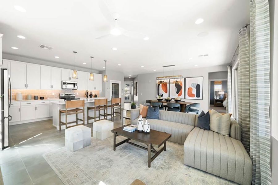 Furnished interior view inside a new home in Meridian, Queen Creek (Image 10).