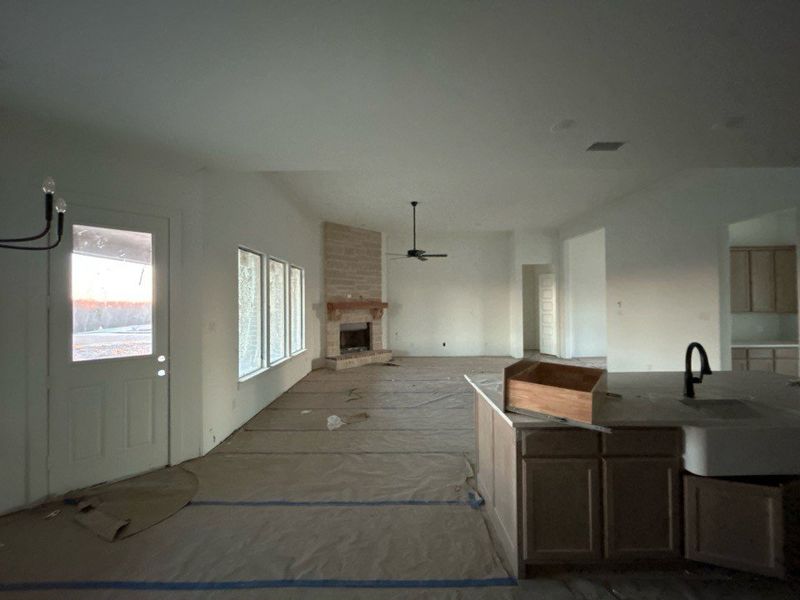 In-progress construction of a new home in Creekview Addition, Van Alstyne, TX (Image 8).