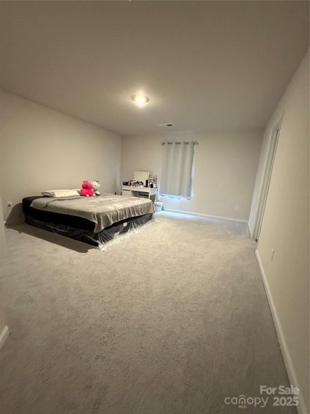 Large Primary Bedroom with walkin closet