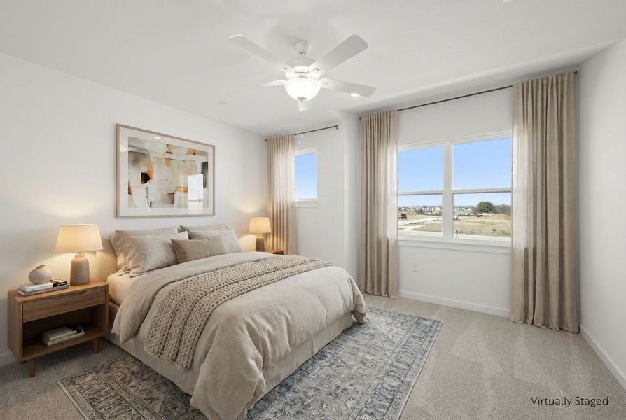 Furnished interior view inside a new home in Wildridge, Oak Point (Image 7).