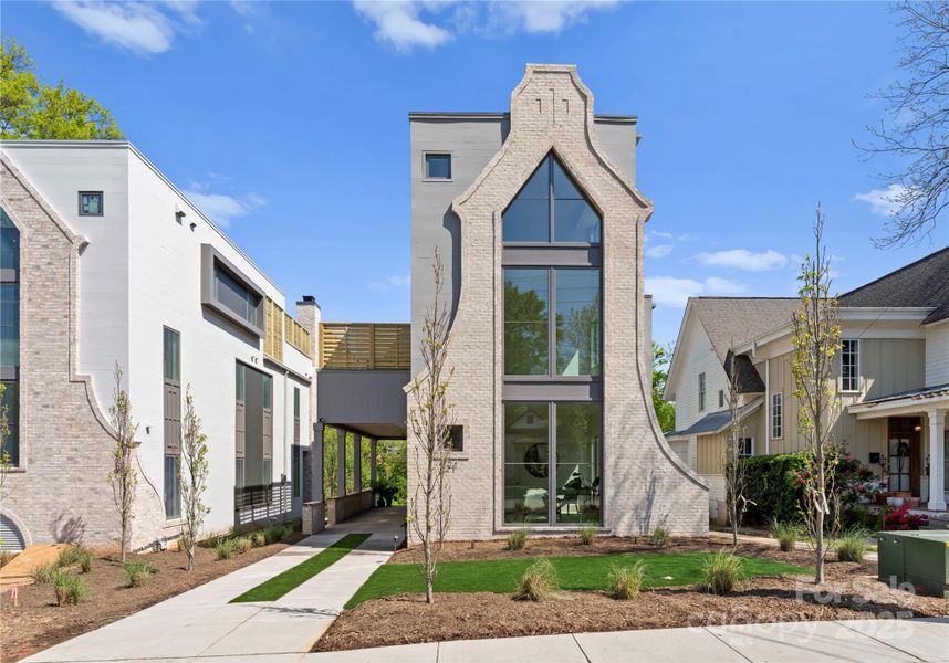 Front exterior of a new home in , Charlotte, NC, highlighting curb appeal (Image 2).