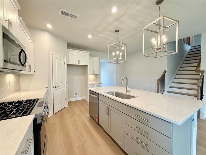 Furnished interior view inside a new home in Berkeley Mill, Cumming (Image 5).