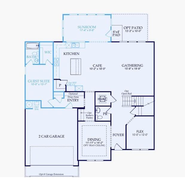 2D floor plan layout of this home in Arden, Cumming, GA (Image 2). 2D floor plan layout of this home in Arden, Cumming, GA (Image 2).