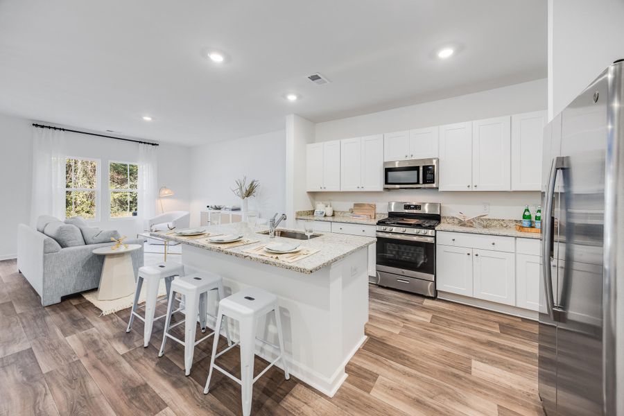 Furnished interior view inside a new home in , Summerville (Image 10).