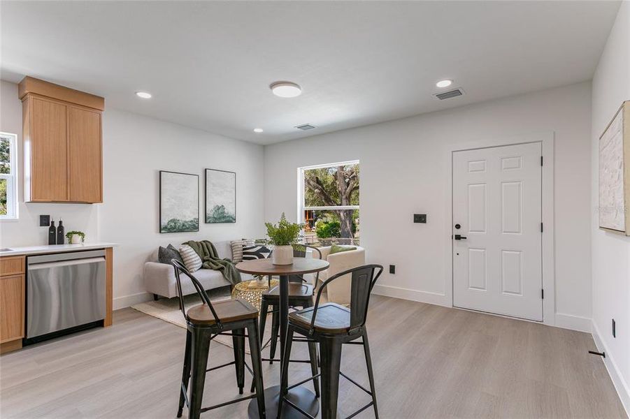 Furnished interior view inside a new home in , St. Petersburg (Image 16).