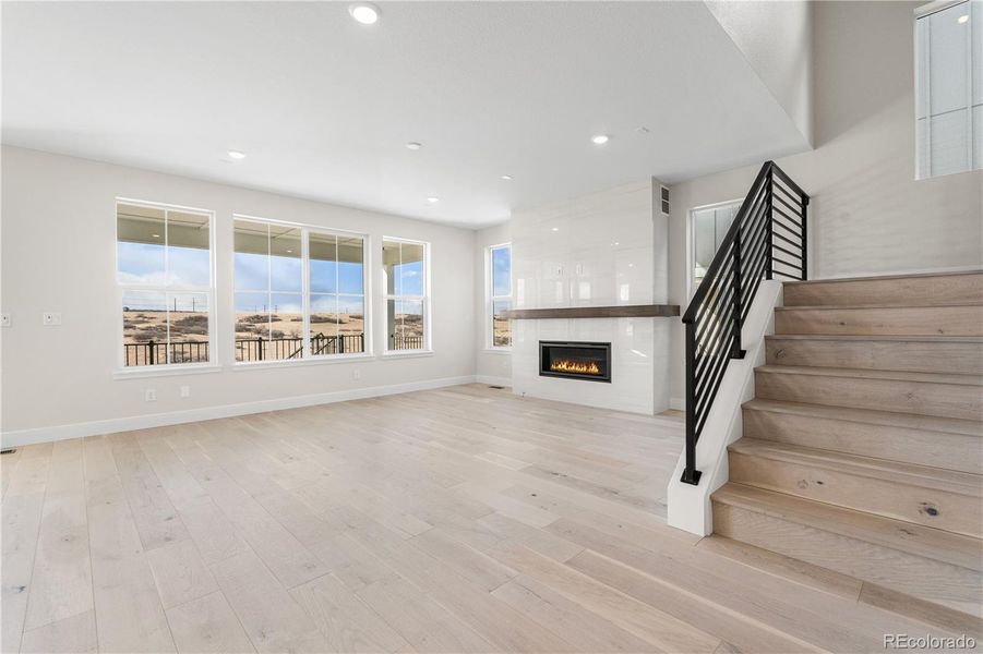 Spacious, unfurnished interior of a new home in Gallery at The Canyons, Castle Pines (Image 37).
