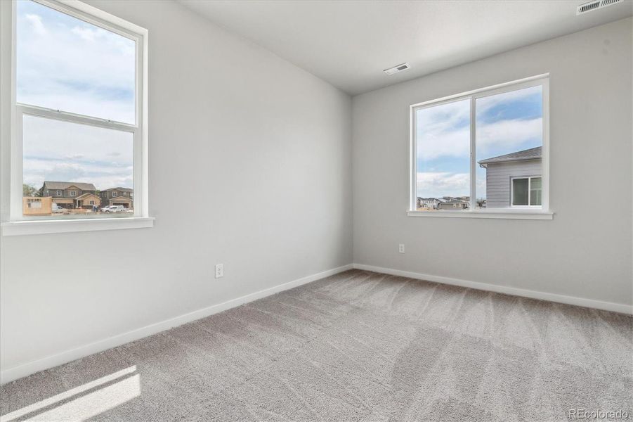 Spacious, unfurnished interior of a new home in Paired Homes at Alder Creek, Parker (Image 18). Spacious, unfurnished interior of a new home in Paired Homes at Alder Creek, Parker (Image 18).