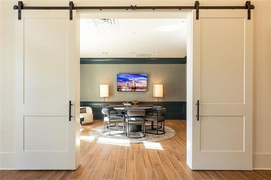 Furnished interior view inside a new home in Soleil Belmont Park, Canton (Image 4).