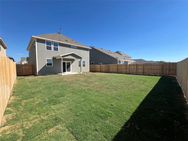 Exterior details and patio area of a home in Rolling Glen, Hutto (Image 18). Exterior details and patio area of a home in Rolling Glen, Hutto (Image 18).