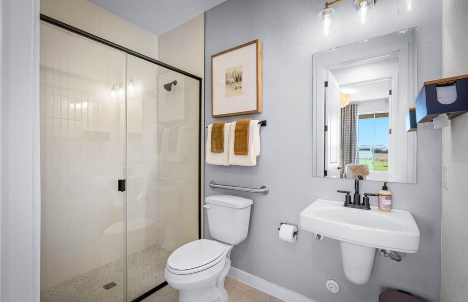 Representative furnished interior of a home built from the Sanford by Pulte Homes in Kuempel Farms, Pflugerville (Image 43).