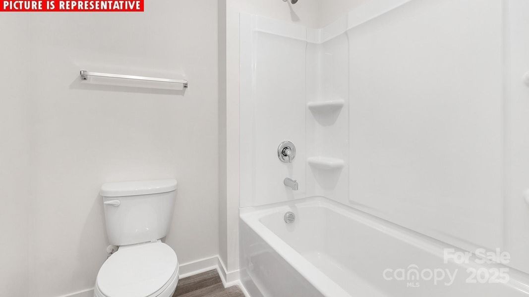 Furnished interior view inside a new home in Cardinal Creek, Charlotte (Image 14).